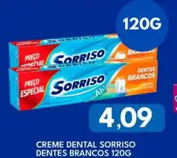 Rancho Bom Supermercados Creme dental sorriso dentes brancos oferta