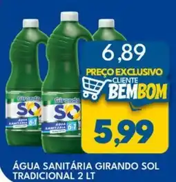 Rancho Bom Supermercados Água sanitária girando sol tradicional oferta