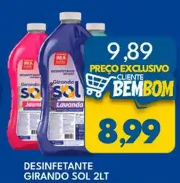 Rancho Bom Supermercados Desinfetante girando sol oferta