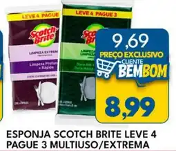 Rancho Bom Supermercados Esponja scotch brite oferta