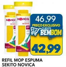 Rancho Bom Supermercados Refil mop espuma sekito novica oferta