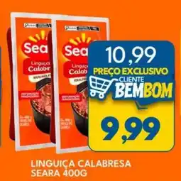 Rancho Bom Supermercados Linguiça calabresa seara oferta
