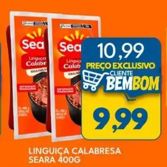 Rancho Bom Supermercados Linguiça calabresa seara oferta