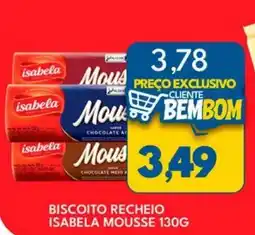 Rancho Bom Supermercados Biscoito recheio isabela mousse oferta
