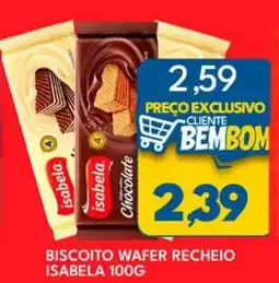 Rancho Bom Supermercados Biscoito wafer recheio isabela oferta