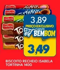 Rancho Bom Supermercados Biscoito recheio isabela tortinha oferta