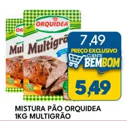 Rancho Bom Supermercados Mistura pão orquidea multigrão oferta