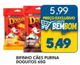 Rancho Bom Supermercados Bifinho cães purina doguitos oferta