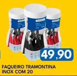 Rancho Bom Supermercados Faqueiro tramontina inox oferta