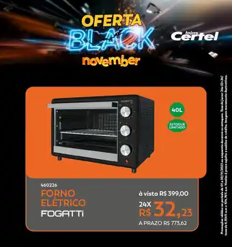Forno elétrico fogatti
