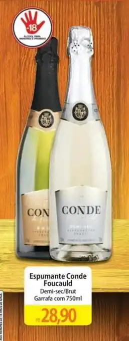 Atacadão Espumante Conde Foucauld oferta