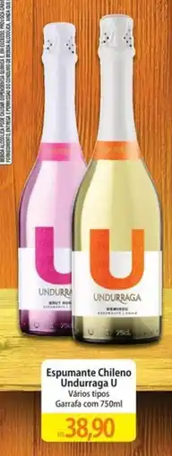Atacadão Espumante Chileno Undurraga U oferta