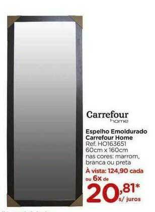 Carrefour Espelho Emoldurado Carrefour Home oferta