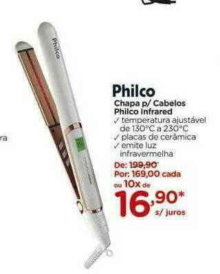 Carrefour Chapa P Cabelos Philco Infrared oferta