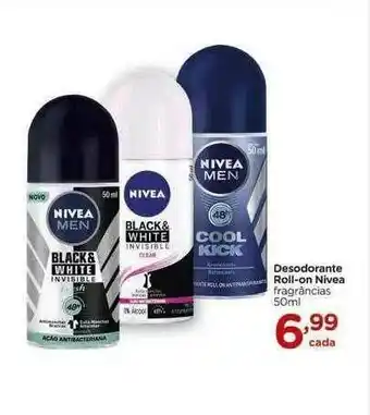 Carrefour Desodorante Roll-on Nivea Fragrâncias oferta