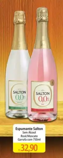 Atacadão Espumante Salton Sem Álcool Rosé/Moscato Garrafa oferta