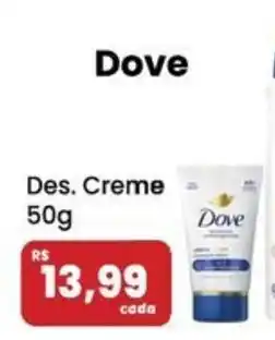 Drogarias Max Dove Des. Creme oferta
