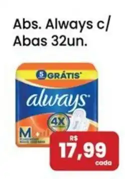 Drogarias Max Abs. Always c/ Abas oferta