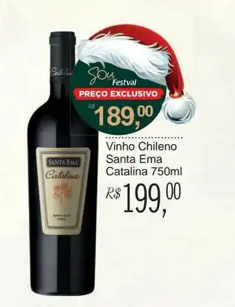 Festval Vinho Chileno Santa Ema Catalina oferta
