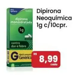 Drogarias Max Dipirona Neoquímica 1g oferta
