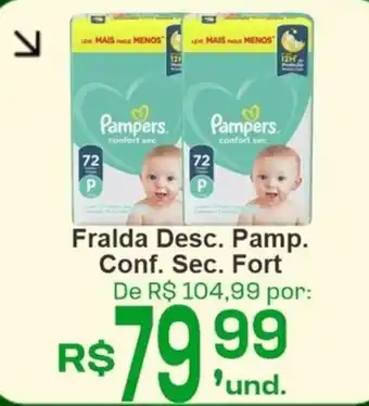 Cocipa Fralda Desc. Pamp. Conf. Sec. Fort oferta