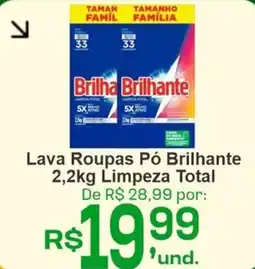 Cocipa Lava Roupas Pó Brilhante Limpeza Total oferta