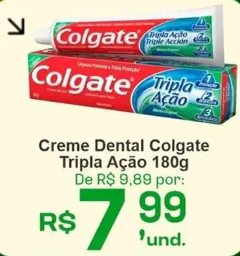 Cocipa Creme Dental Colgate Tripla Ação oferta