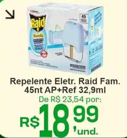 Cocipa Repelente Eletr. Raid Fam. 45nt AP+Ref oferta
