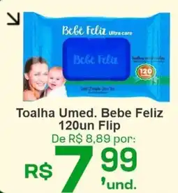 Cocipa Toalha Umed. Bebe Feliz 120un Flip oferta