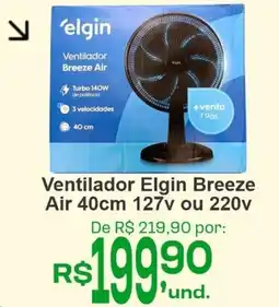 Cocipa Ventilador Elgin Breeze Air 40cm 127v ou 220v oferta