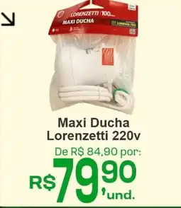 Cocipa Maxi Ducha Lorenzetti 220v oferta