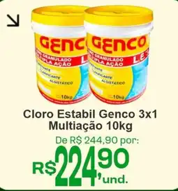 Cocipa Cloro Estabil Genco 3x1 Multiação oferta