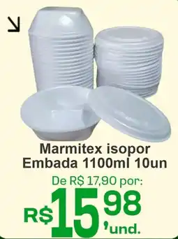 Cocipa Marmitex isopor Embada oferta