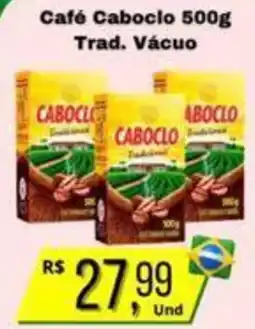 Supermercados Pague Menos Café Caboclo oferta