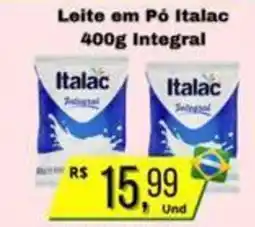 Supermercados Pague Menos Leite em Pó Italac Integral oferta