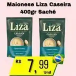 Supermercados Pague Menos Maionese Liza Caseira Sache oferta