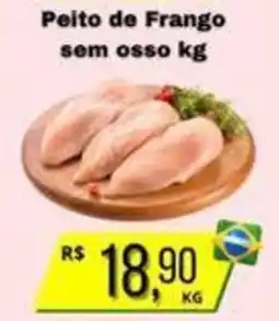 Supermercados Pague Menos Peito de Frango sem osso oferta