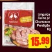 Barbosa Supermercados Linguica Suina P/ Churrasco Perdigao 1kg oferta