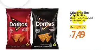 Salgadinho Elma Chips Doritos Queijo nacho/Sweet chili Pacote