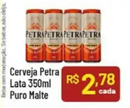 Supermercados Goes Cerveja Petra Lata oferta