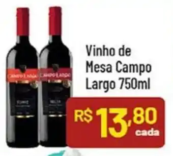 Supermercados Goes Vinho de Mesa Campo Largo oferta