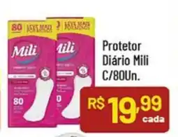 Supermercados Goes Protetor Diário Mili oferta