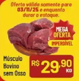 Supermercados Goes Músculo Bovino sem Osso oferta