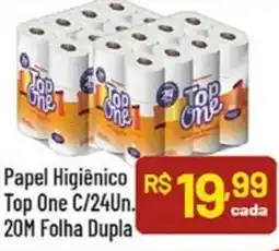 Supermercados Goes Papel Higiênico Top One C/24Un. 20M Folha Dupla oferta