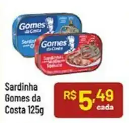 Supermercados Goes Sardinha Gomes da Costa oferta