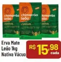 Supermercados Goes Erva Mate Leão Nativa Vácuo oferta