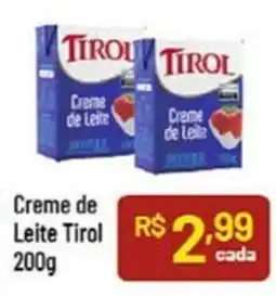 Supermercados Goes Creme de Leite Tirol oferta