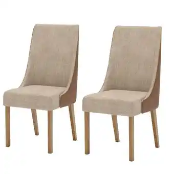 Benoit Conjunto 2 Cadeiras Estofadas Henn S36-535 Ivy 97x47x64cm oferta