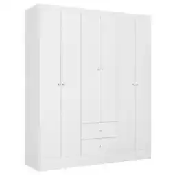 Benoit Guarda Roupa / Roupeiro THB 5818 Astro 6 Portas 2 Gavetas 182x153x47cm oferta