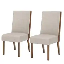 Benoit Conjunto 2 Cadeiras Estofadas Henn S33-535 Anne 97x47x64cm oferta